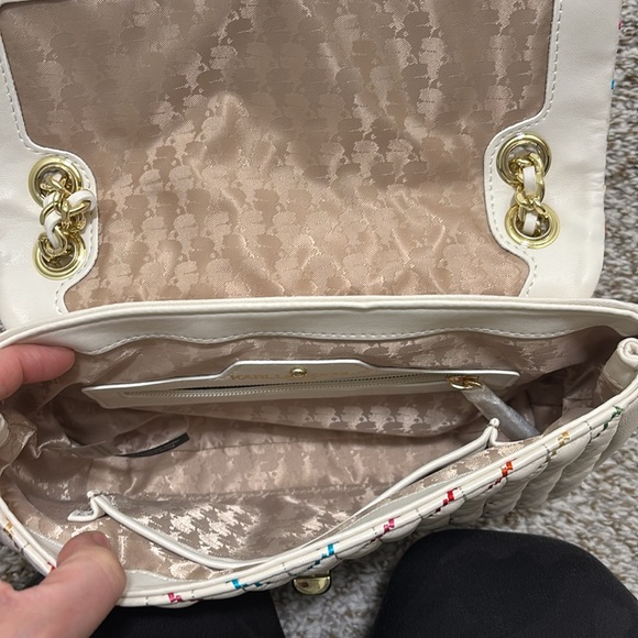 KARL LAGERFELD PARIS Agyness Chevron Chain Shoulder Bag - Picture 9 of 12